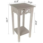 Tavolino da Divano Tavolino Portaoggetti Tavolino da Salotto con Ripiano Portaoggetti, 30 x 30 x 60 cm