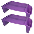 Romanoff Lap Tray , Purple Sparkle, Pack of 2