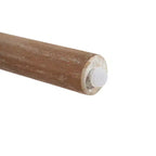 Sgabelli da bancone imbottiti Patsy in legno di gomma moderni e minimalisti (set da 2)