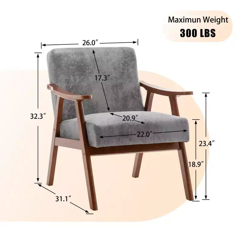 Poltrona da salotto stile Mid-Century