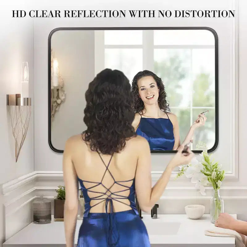 Specchio da bagno con mobiletto - A parete