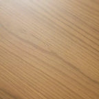 Tavolo da pranzo ovale in legno massello 67x33,5 con elegante base affusolata per 6 persone