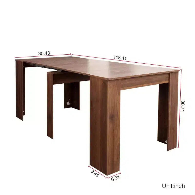 118.11 Tavolo Consolle Allungabile Grande Multifunzione, Tavolo da Pranzo per 5-8 Persone