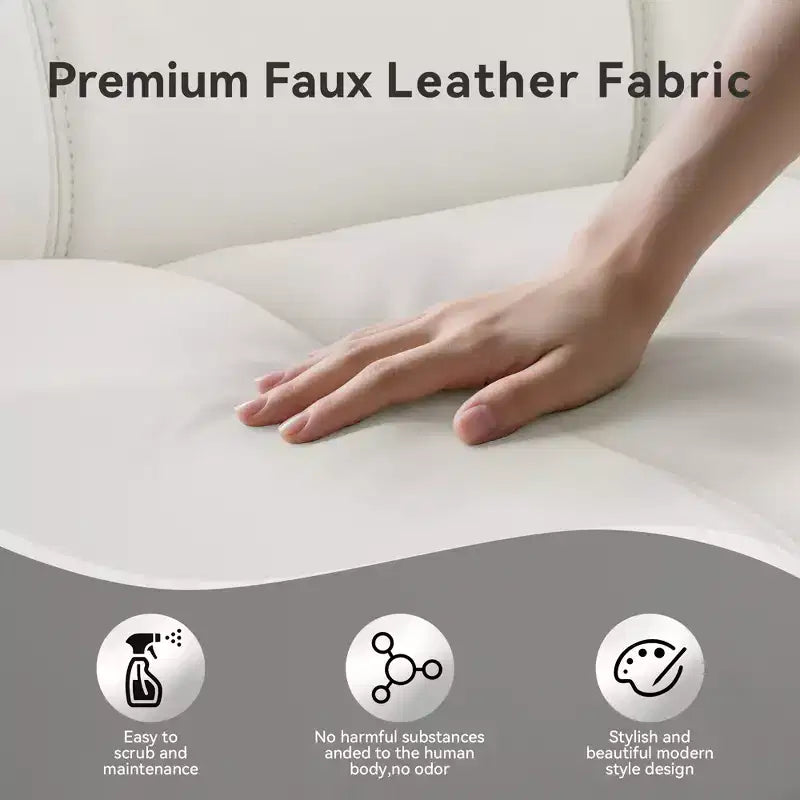 Divano letto futon convertibile da 71 pollici, moderno divano futon in lino con cuscino staccabile, schienale e bracciolo regolabili