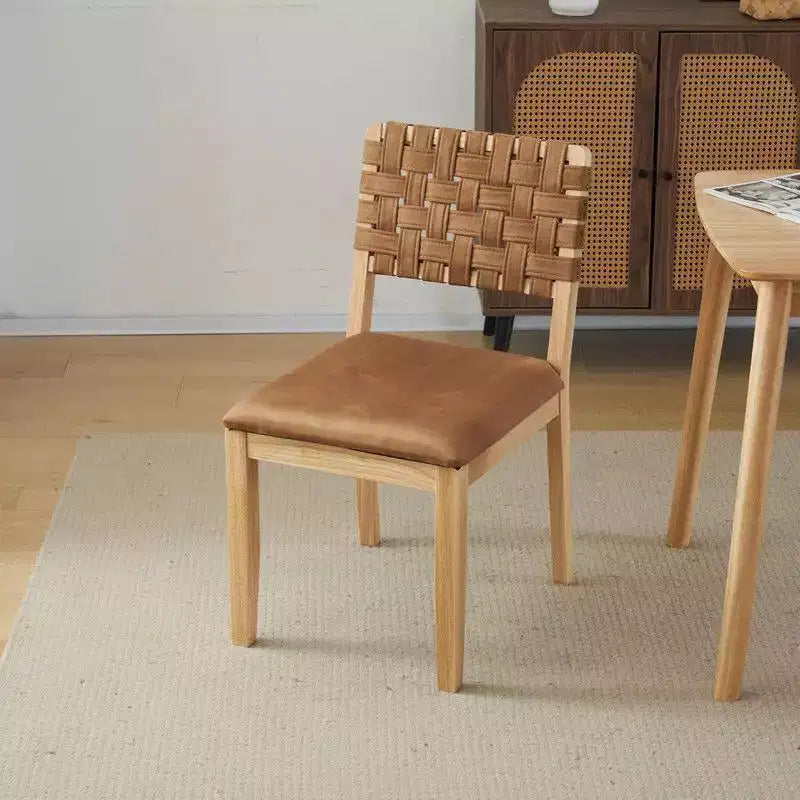 Sedie da pranzo in legno moderne di metà secolo, set da 2