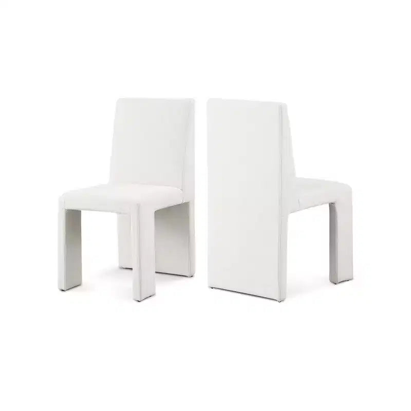 Sedia da pranzo Benson in tessuto effetto lino, set da 2