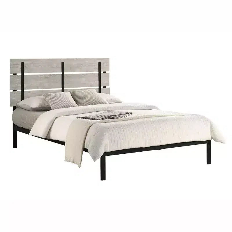 Struttura Letto in Metallo Hayward, Grigio