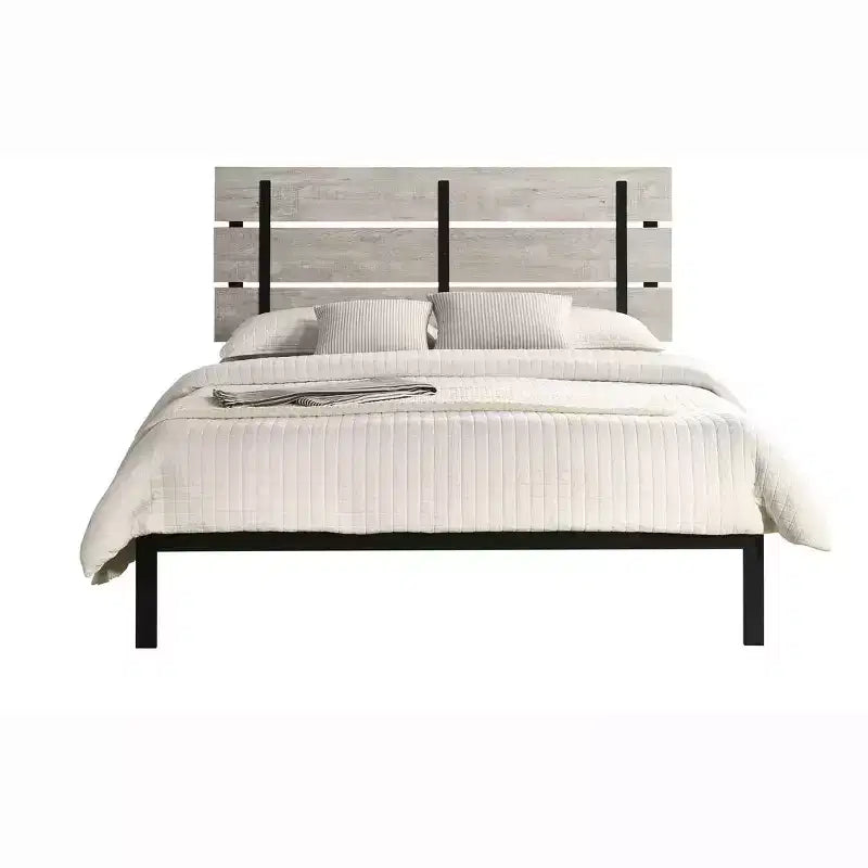 Struttura Letto in Metallo Hayward, Grigio