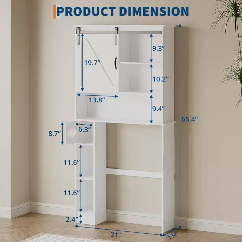 Mobiletto per bagno sopra il WC, organizer da bagno sopra il WC, porta carta igienica e mensole regolabili, scaffale salvaspazio per WC