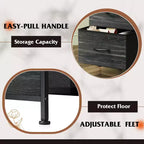 Comodino con 3 cassetti, organizer contenitore in tessuto per camera da letto, corridoio, ingresso, armadi